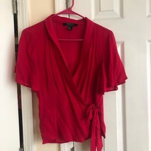 F21 Wrap blouse🥰 Super cute! Wore once